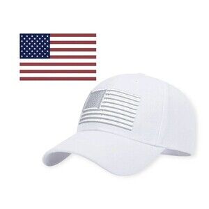 USA American Flag Camo Hat Adjustable Mens Trucker Baseball Military Snapback